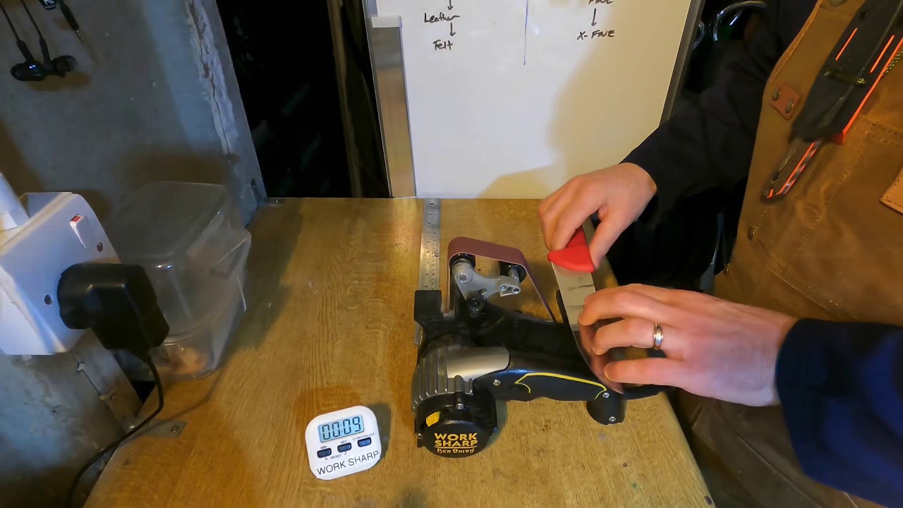 Сравнение заточки с помощью Tormek T8 и заточной насадки Work Sharp (Elite Sharpener)