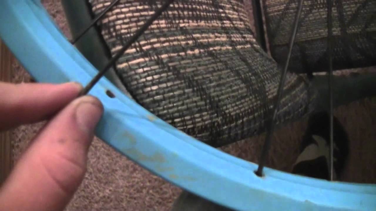 How to lace (assemble) a BMX bike wheel (36 spoke)