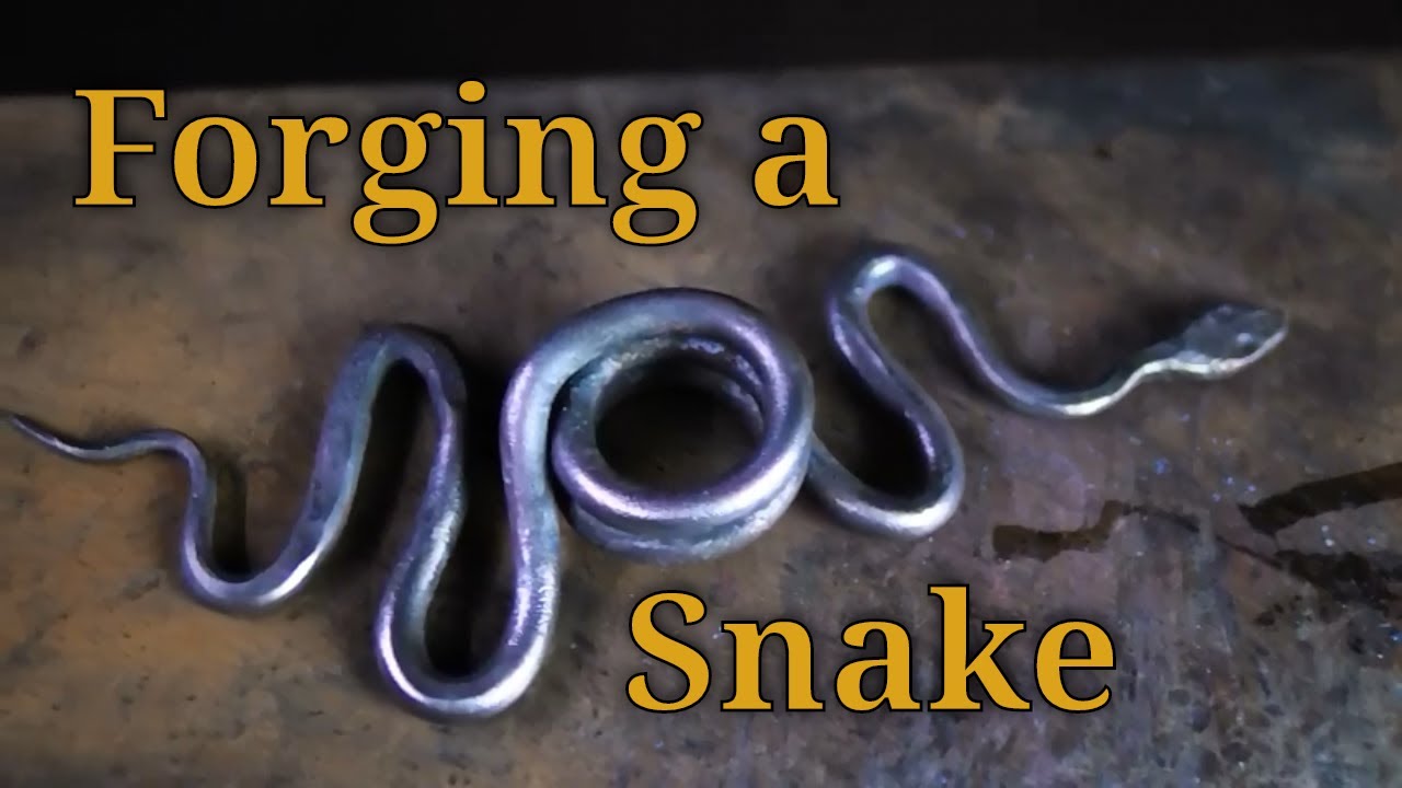 How to Forge a Snake - Forging a Candle Holder