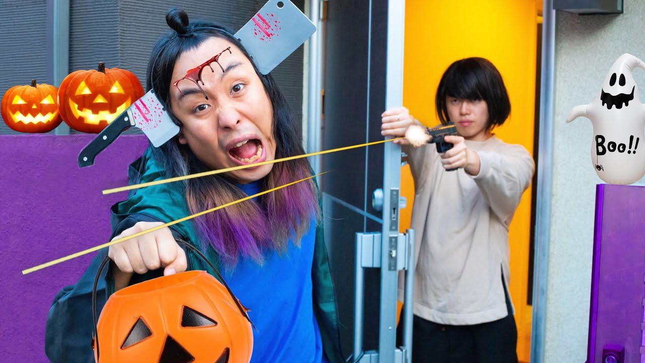 ヤバすぎる親子のハロウィーン🎃