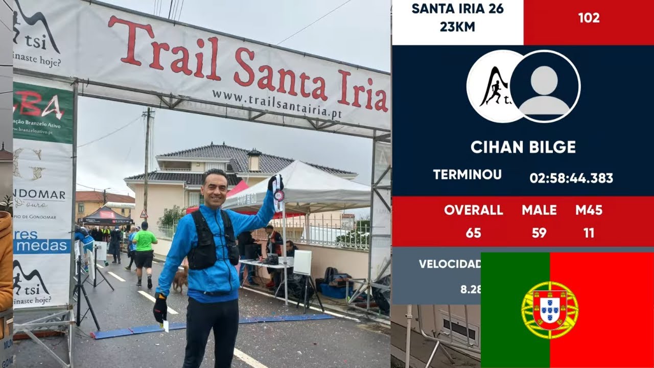 🏃‍♂️ TRAIL SANTA IRIA 23KM | Primeira Corrida de Trail em Portugal 🇵🇹⛰️#portugal #running #trail