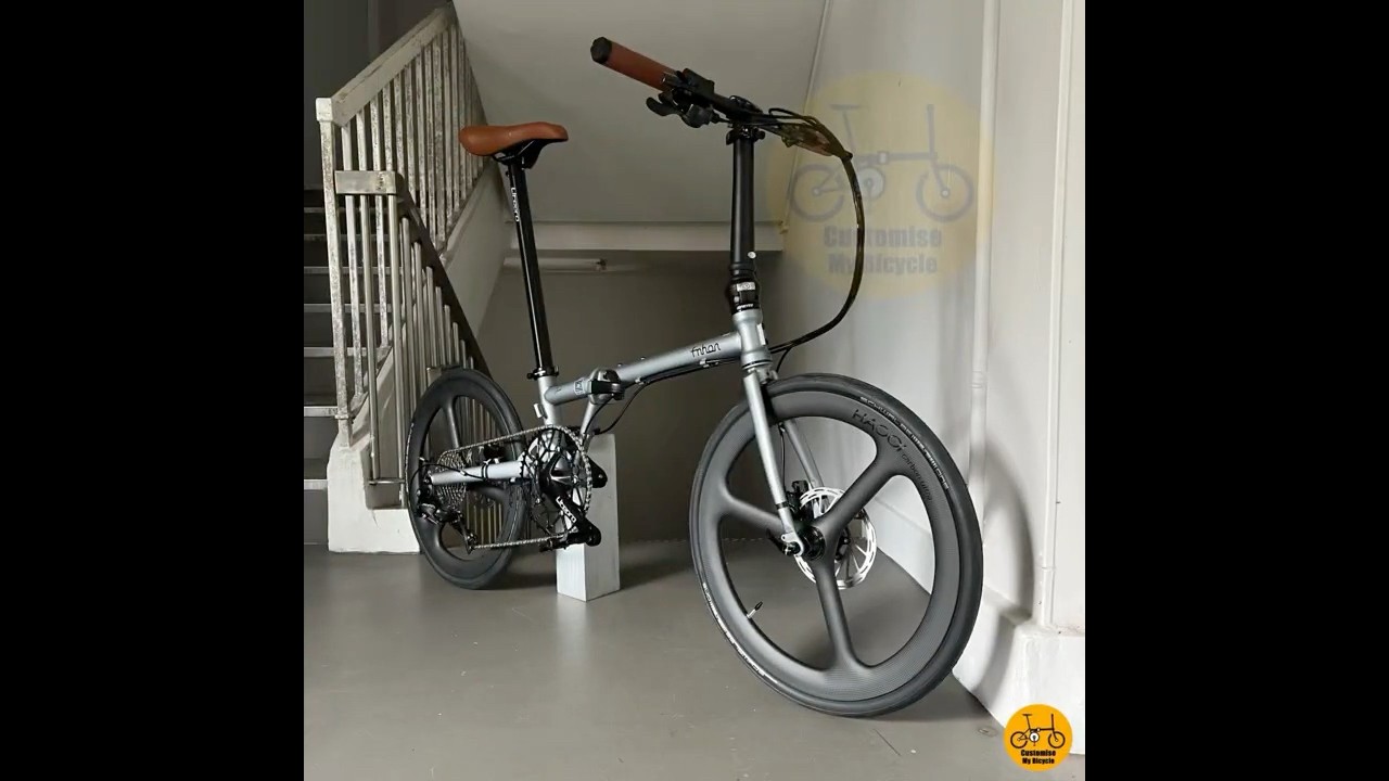 Fnhon Gust 22-inch Foldie &ndash; Best Lightweight Folding Bike with Battleship Grey Finish #fnhongust
