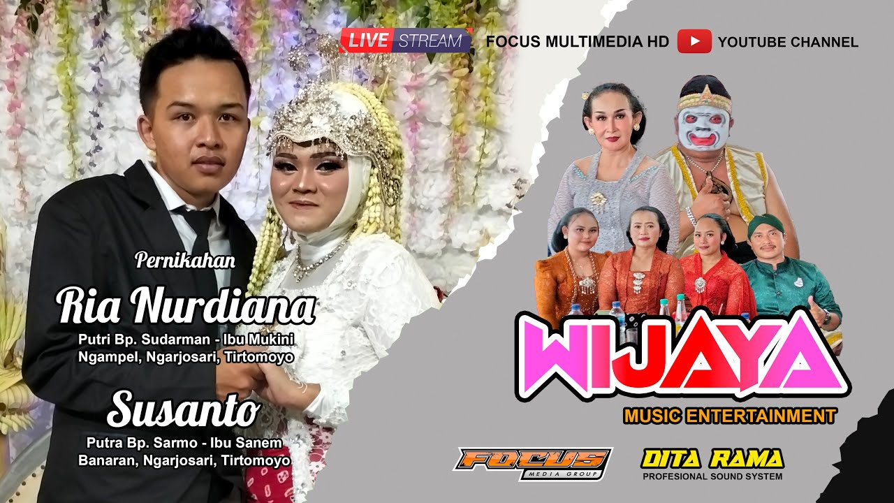 🔴 LIVE WIJAYA MUSIC // PERNIKAHAN RIA NURDIANA & SUSANTO