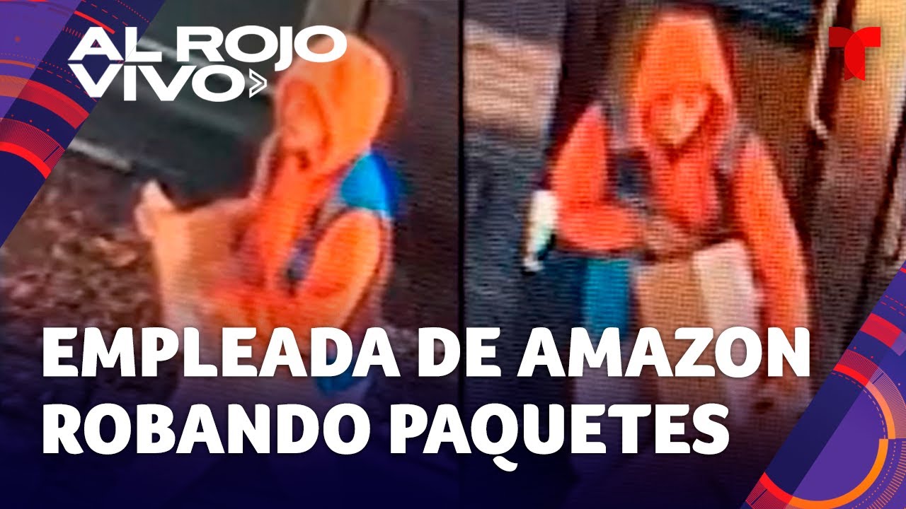 Captan a empleada de Amazon robando paquetes en Nueva York