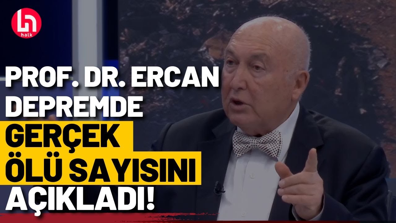 Prof. Dr. Övgün Ahmet Ercan depremde gerçek ölü sayılarını açıkladı!