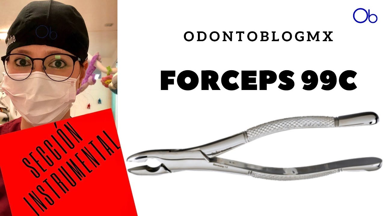 INSTRUMENTAL: Forceps 99c para extracción de dientes anteriores Superiores