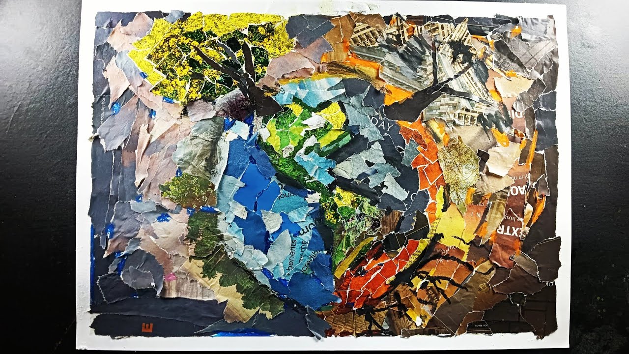 World Environment Day Collage Making | Environment Day Collage | Environment day | Collage Making