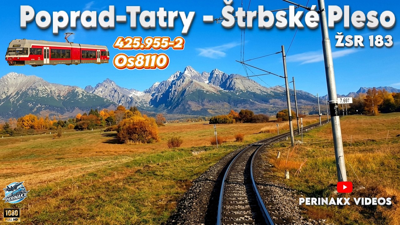 Cabview ► Poprad-Tatry - Štrbské Pleso / ŽSR 183 / 425.955-2 ► Tatranské elektrické železnice