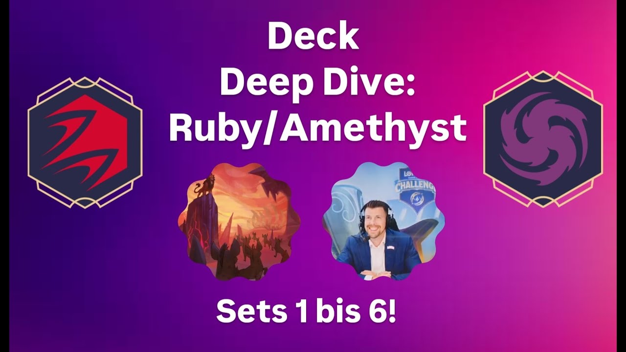 Disney Lorcana | DECK DEEP DIVE (🇩🇪) - Ruby/Amethyst