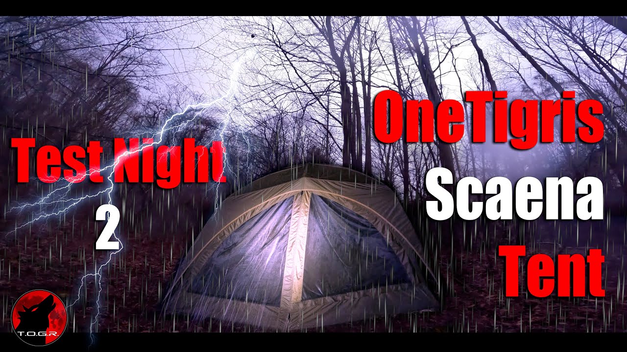 Сильные штормы — доводим всё до предела — палатка OneTigris Scaena — тестовая ночь 2