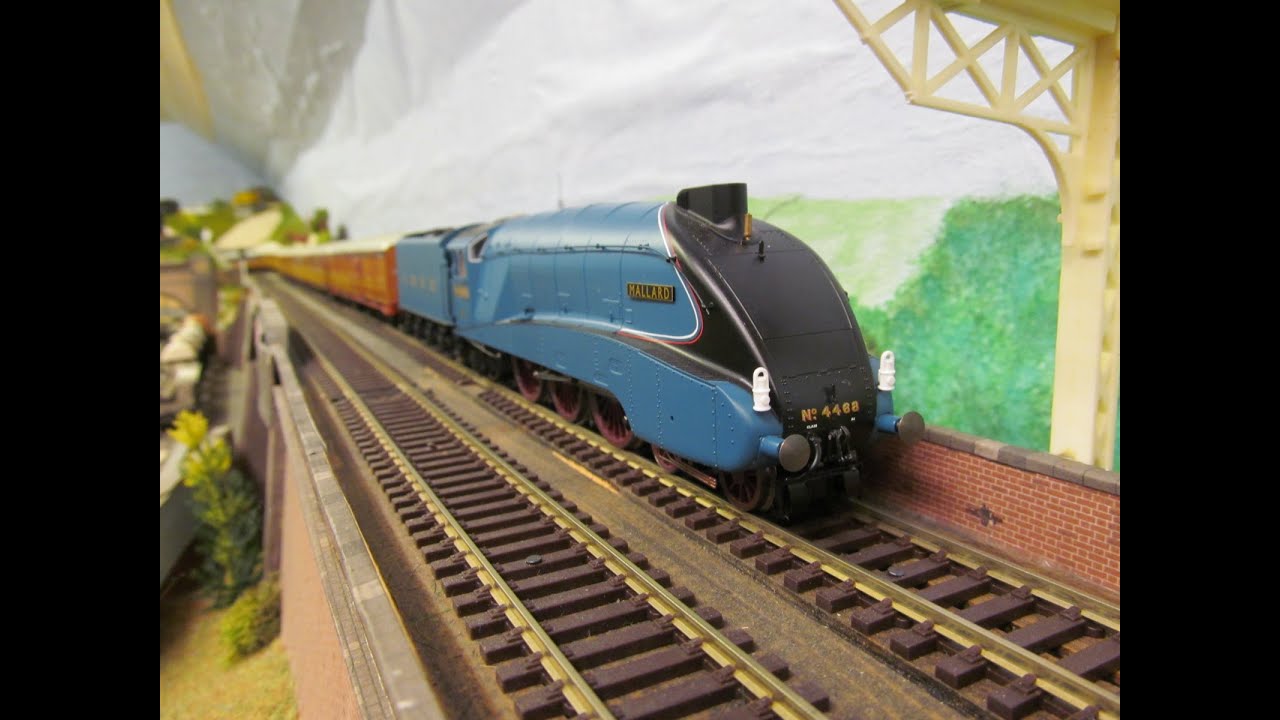 Buckland Junction loft model railway with Alan and Mark in the loft for an afternoon trains running