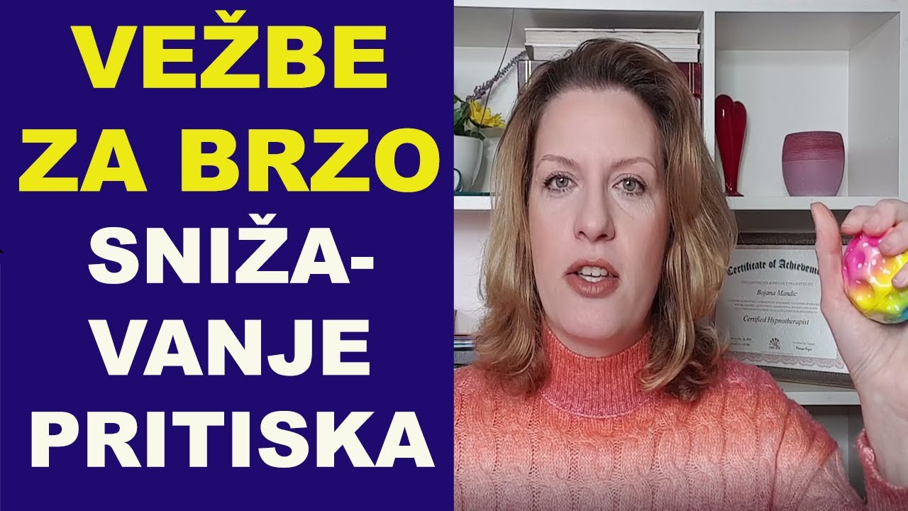 VEŽBE ZA BRZO SNIŽAVANJE PRITISKA (HIPERTENZIJA) /izometrijske vežbe/ dr Bojana Mandić