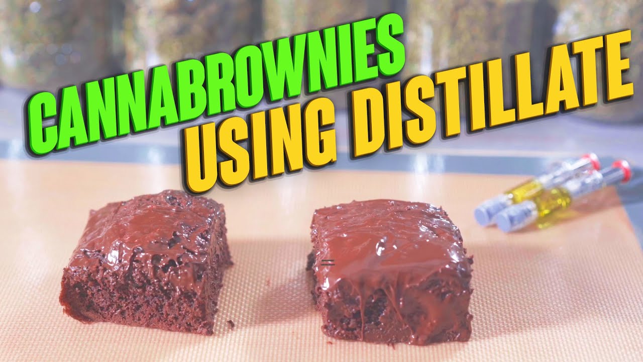 How to make Cannabis Brownies with Distillate | Potent Brownies 850mg