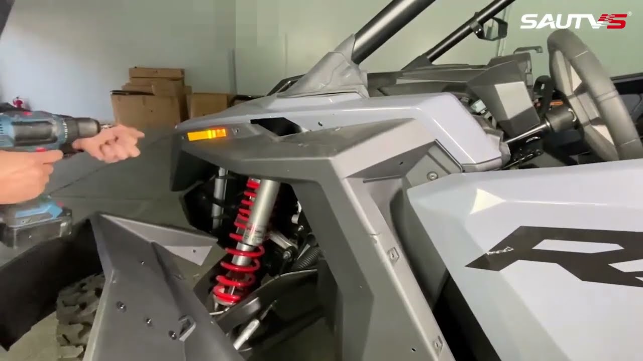 Installation of SAUTVS Fender Flares for Polaris RZR PRO XP Turbo R PRO R 2020 to 2023