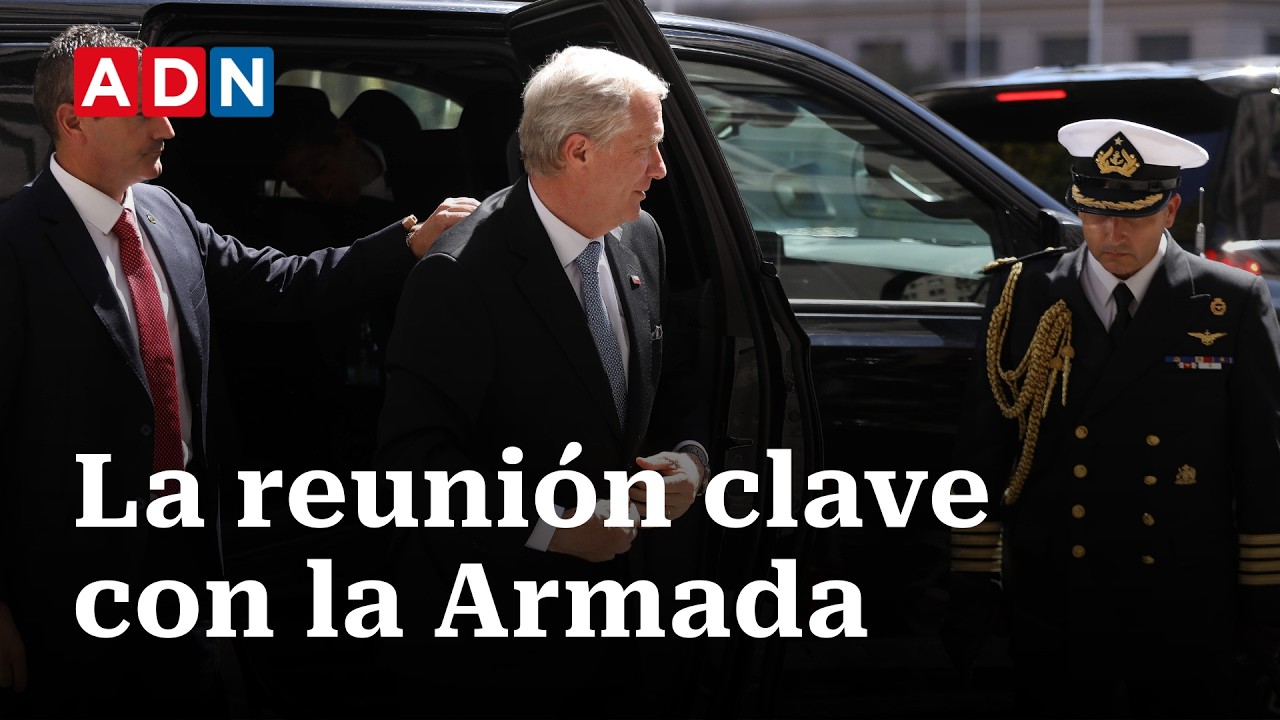 Presidente Kast habla tras reunión con comandante en jefe de la Armada