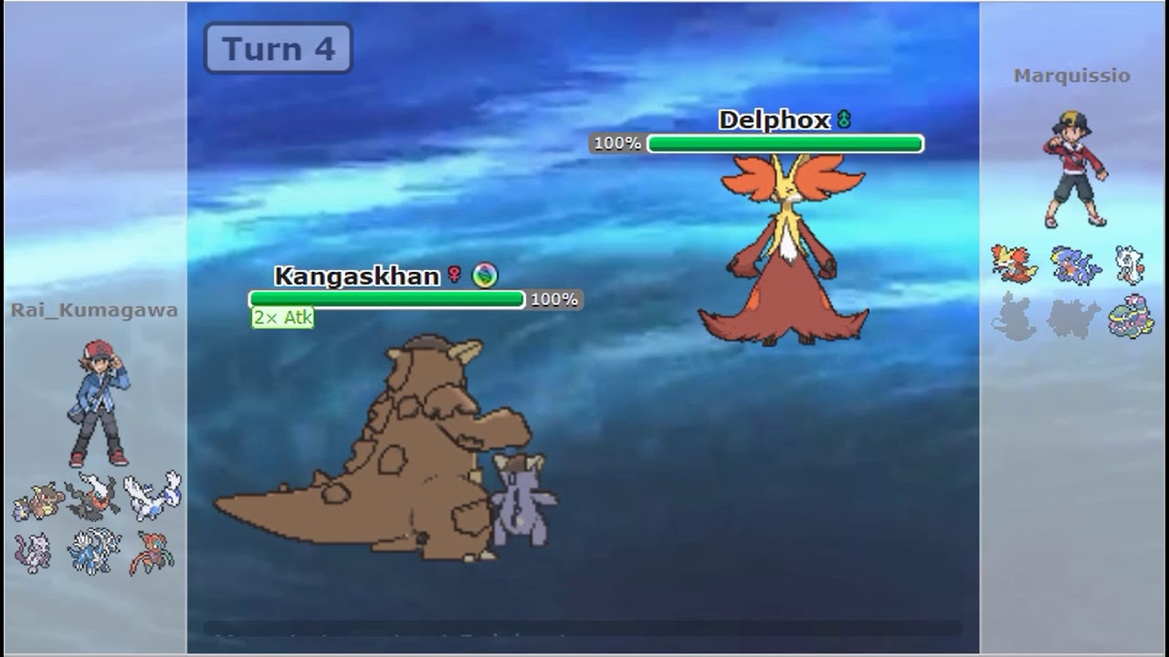 Pokemon Showdown - Mega Kangaskhan Sweep