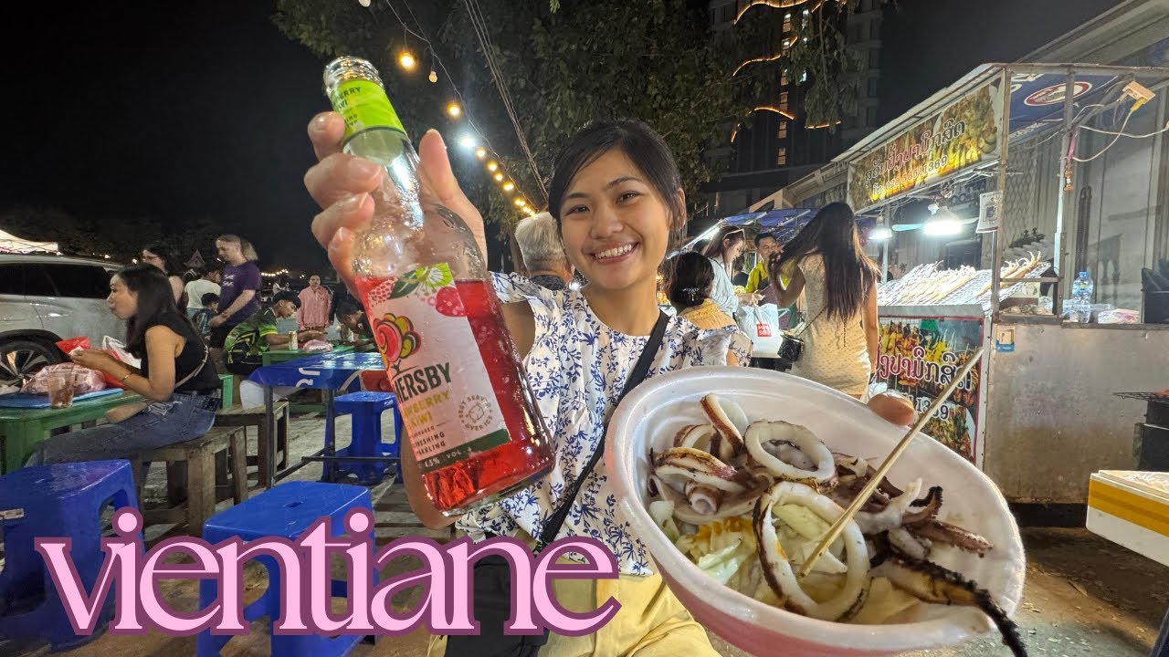 Is This the BEST Night Market in Laos? Vientiane Revealed!