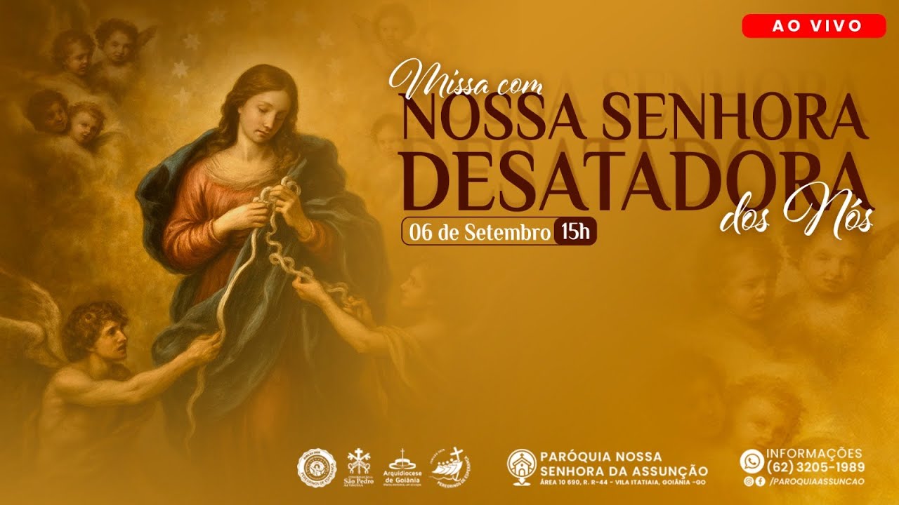 Missa com Nossa Senhora Desatadora dos Nós | TRANSMISSÃO AO VIVO - 07/03/2026 - 15h00