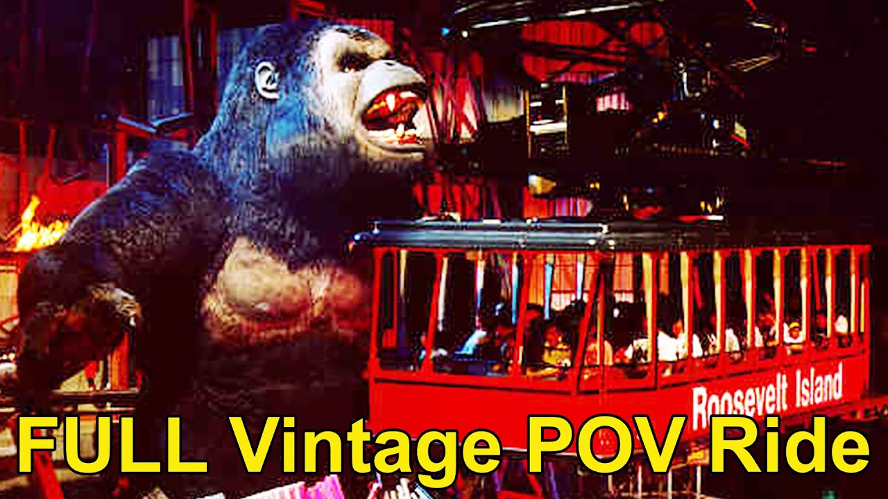 Kongfrontation FULL Vintage POV Ride 1996, Universal Studios Florida Theme Park, Orlando, King Kong
