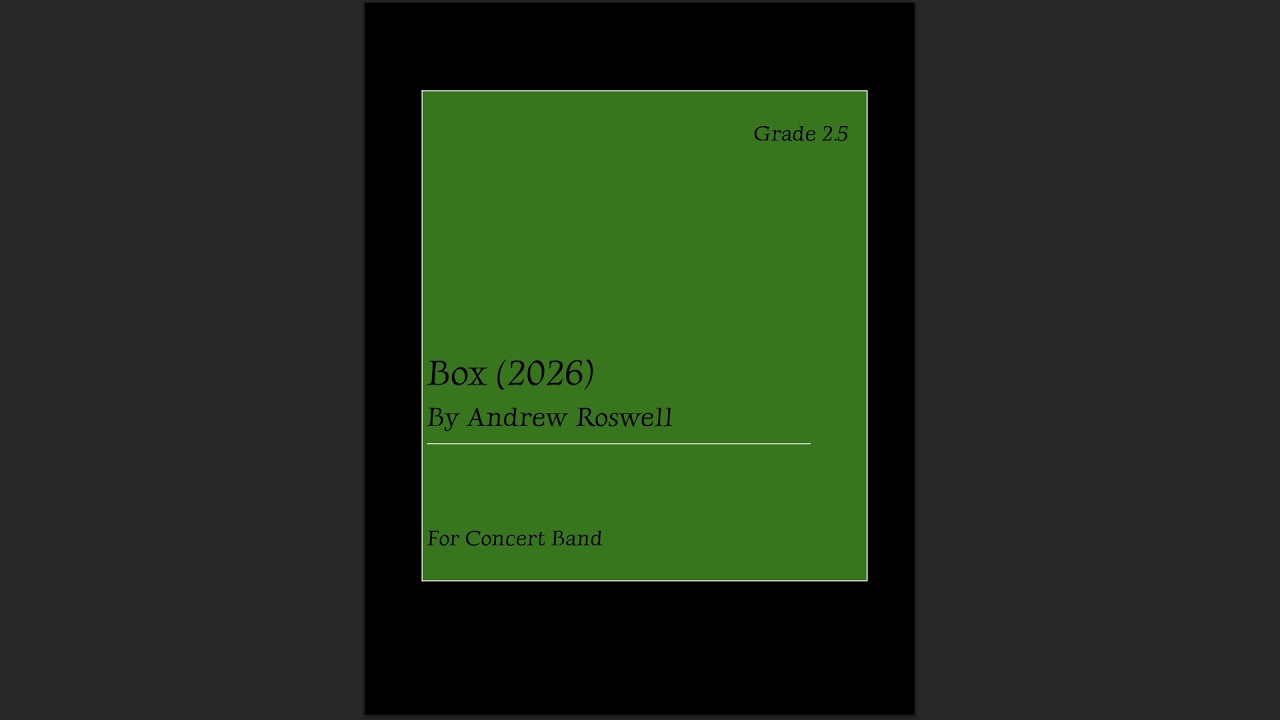 Box by Andrew Roswell (Midi Recording)