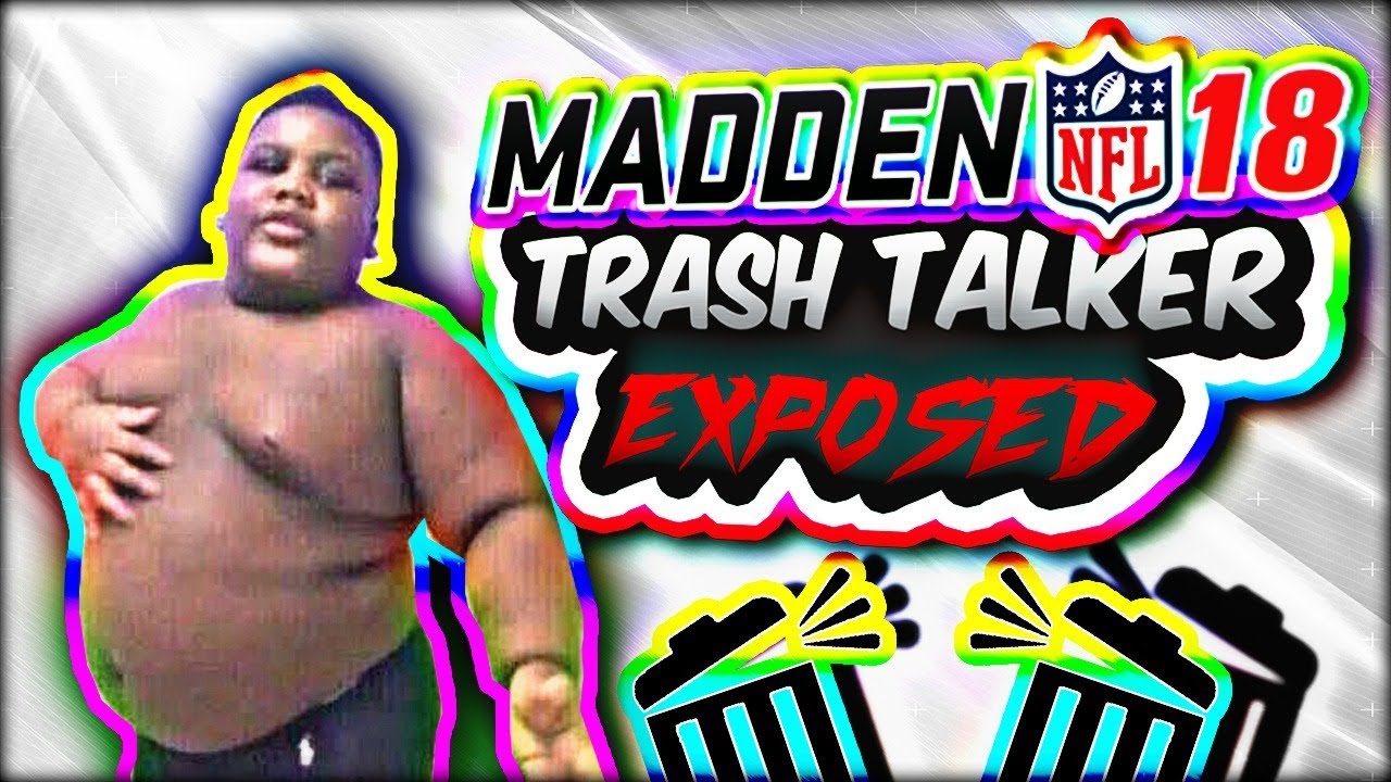 MADDEN 18 TRASH TALK GAME | FATBOY SSE Exposed Me For Eating His KFC! Madden 18 Ultimate Team