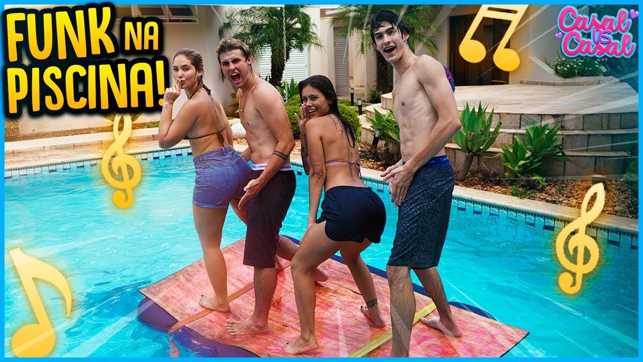 CASAL VS CASAL: FUNK PESADO NA PISCINA [ REZENDE EVIL ]