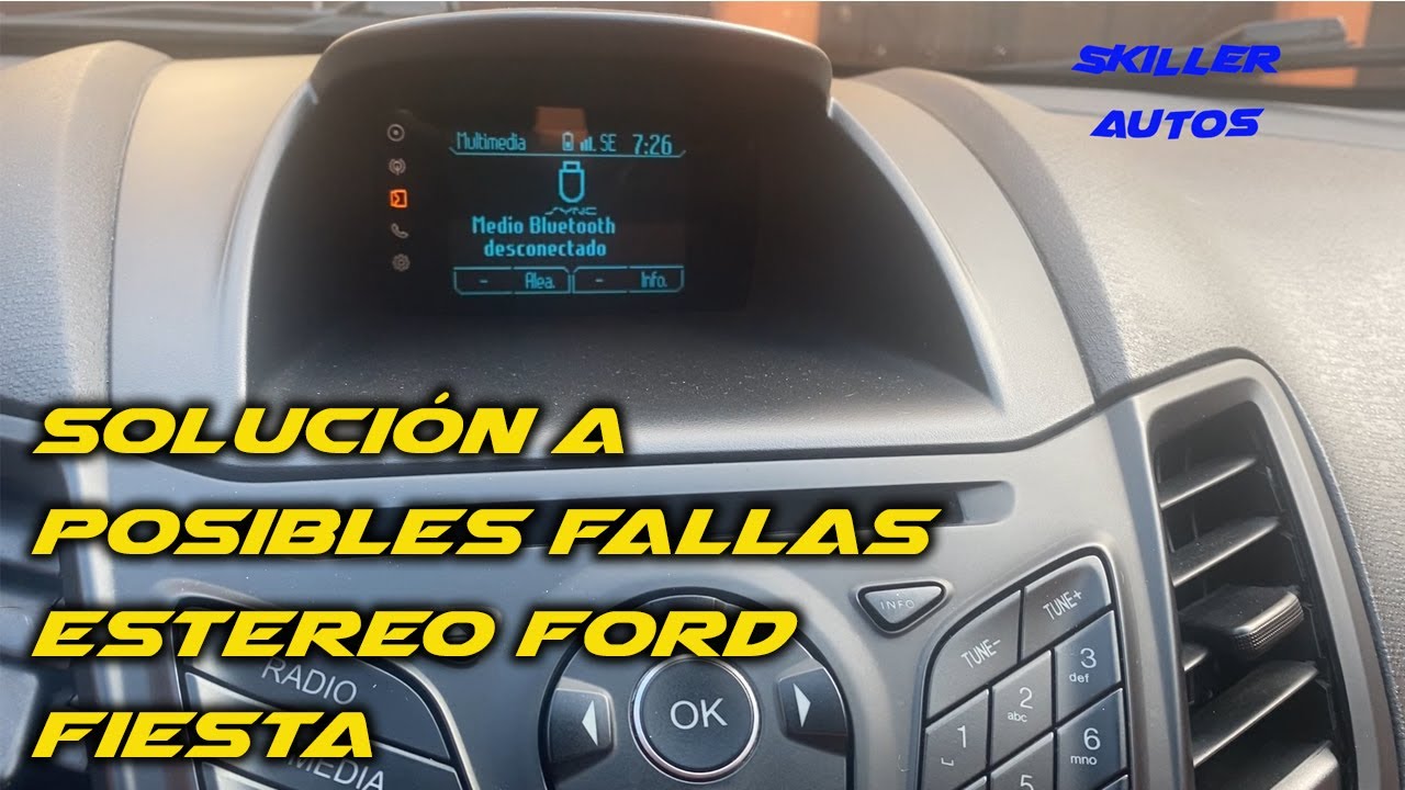 SOLUCIONAR PROBLEMAS estereo FORD- reinicio sistem SYNC