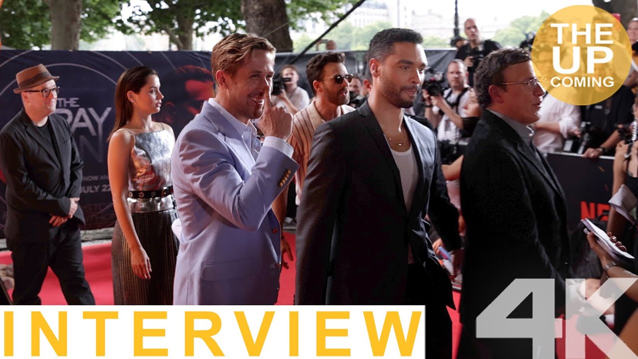 The Gray Man premiere arrivals fans greeting: Ryan Gosling, Chris Evans, Ana de Armas Regé-Jean Page