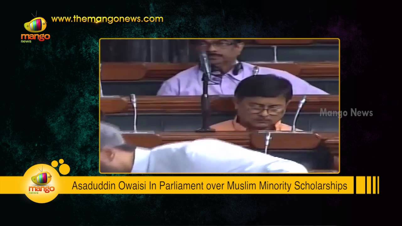 Asaduddin Owaisi speech in Parliament over Muslim Minority Scholarships