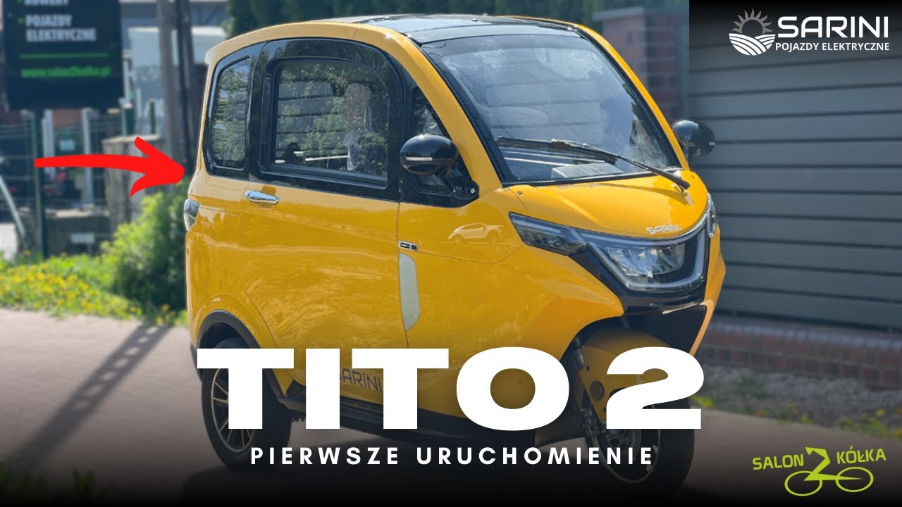 Pierwsze uruchomienie: SARINI TITO 2  - bez prawa jazdy i jeden z najtańszych w Polsce? #sarini #new