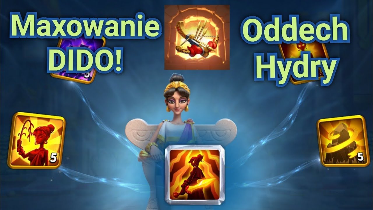 Maksowanie Kr&oacute;lowej Dydony i wykucie Oddechu Hydry! | Rise of Kingdoms