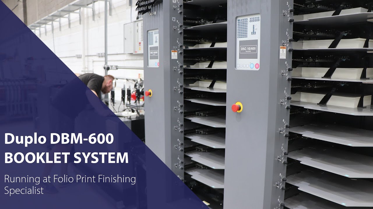Duplo DBM-600 Booklet System at Folio Print Finishing Specialist