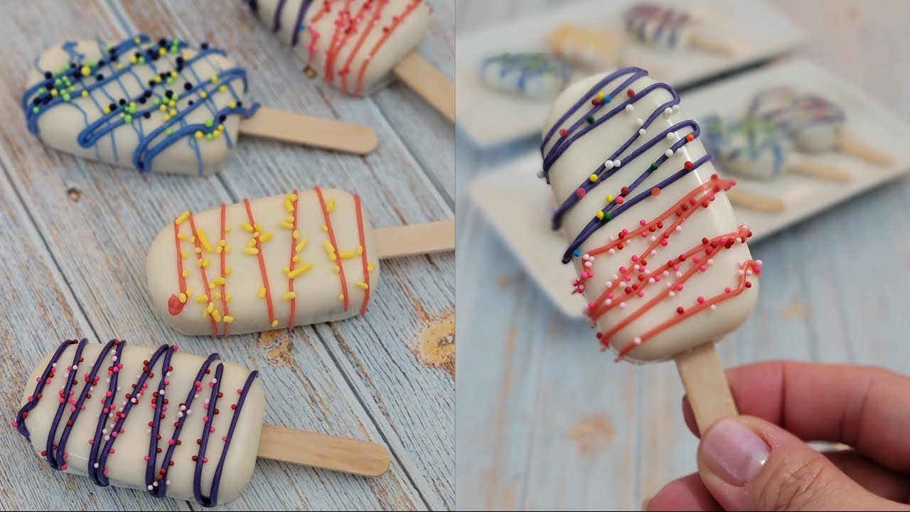 Cakesicles | Cake Popsicles | Made from Leftover Cake