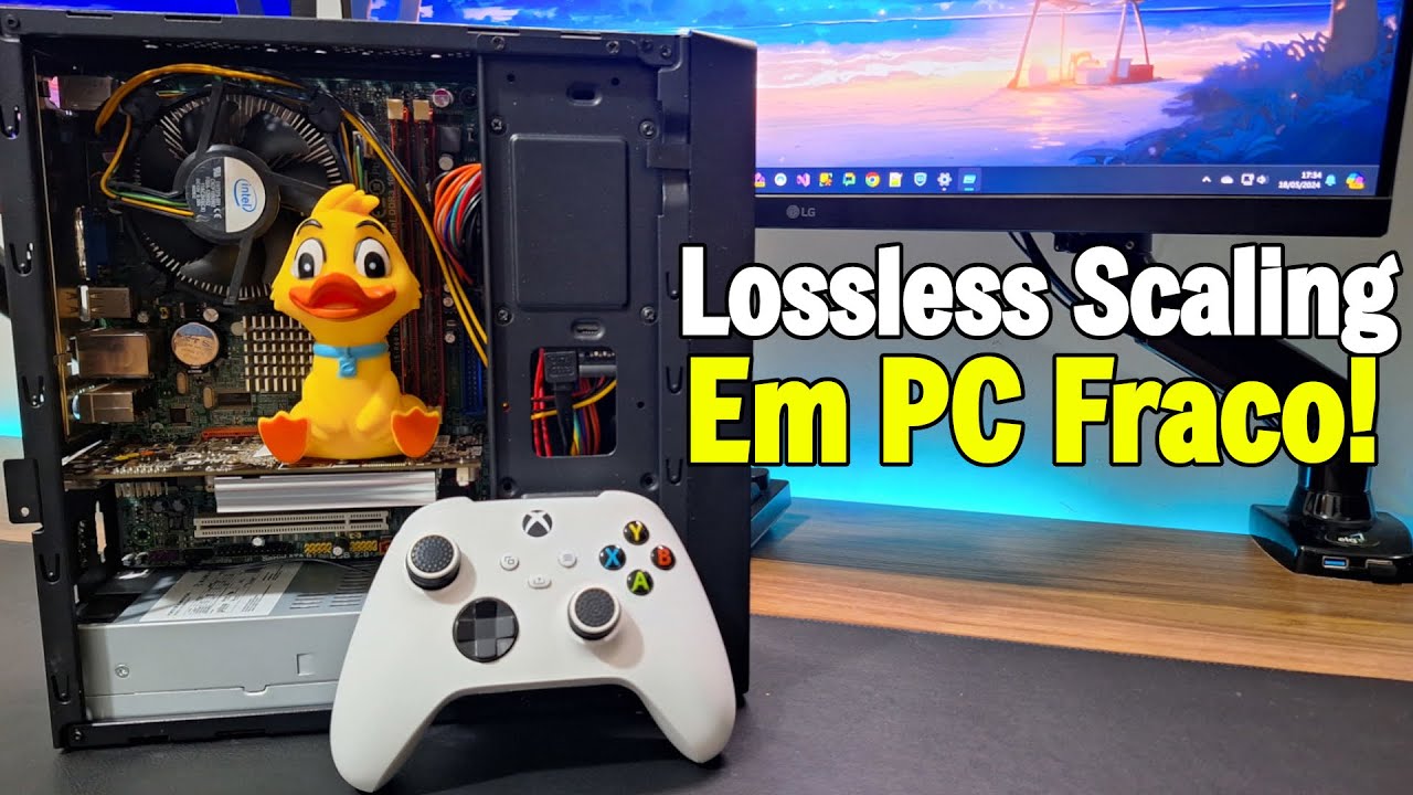 Testando Lossless Scaling em PC FRACO!