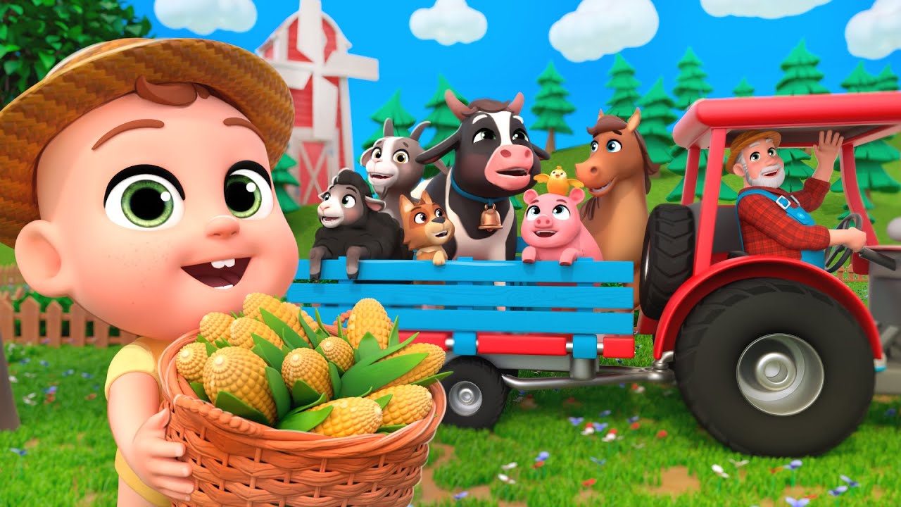 The Farmer In The Dell | Lalafun Nursery Rhymes & Kids Songs