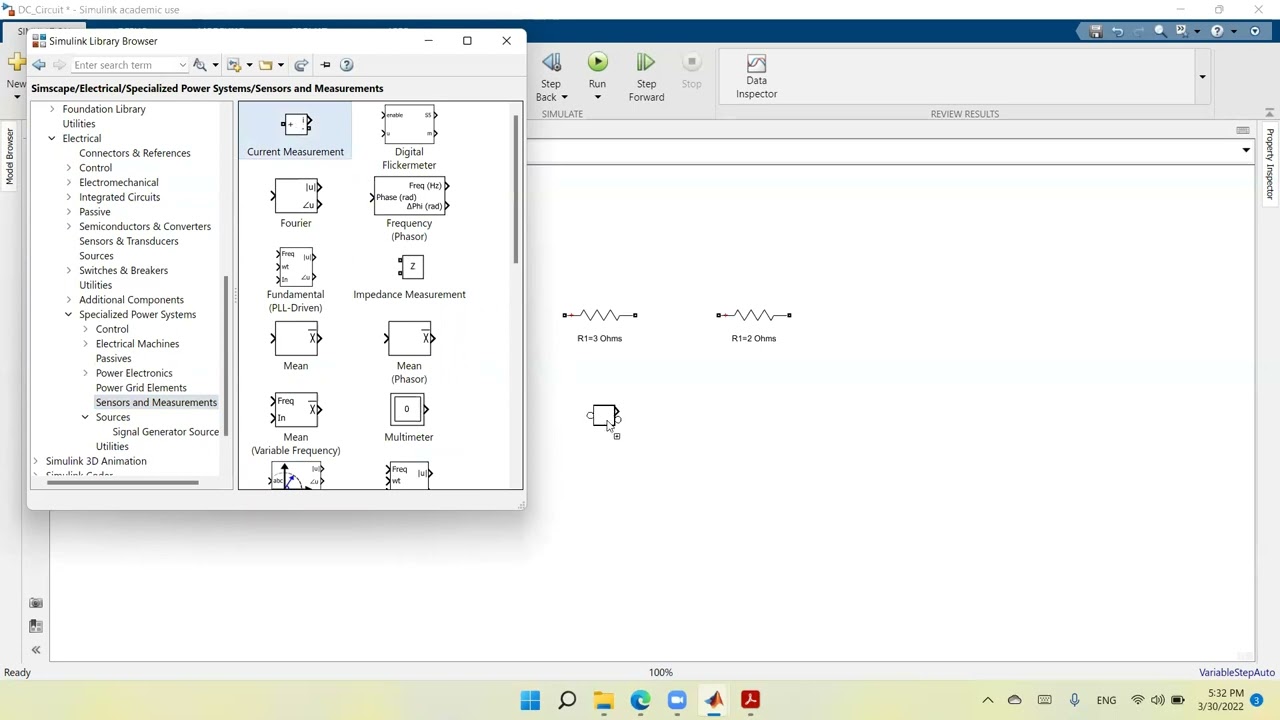 1 MATLAB Simulink DC Electric Circuit Modeling