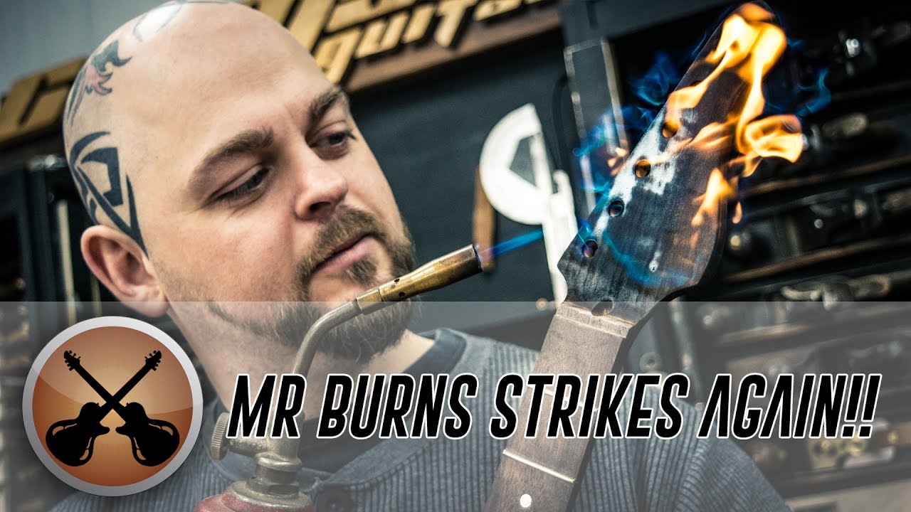 Shou Sugi Ban - Master Luthier & Fire Starter? - Burning Guitars For a Unique Finish