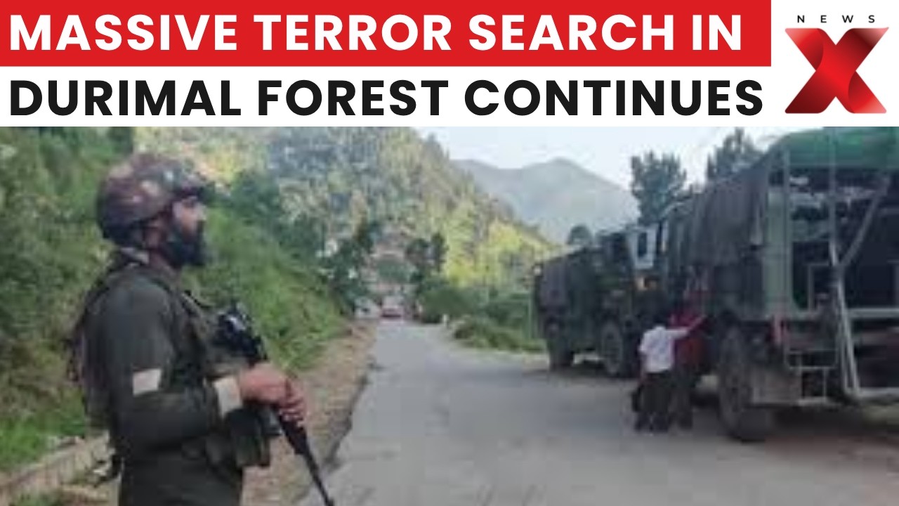 Security Forces Continue 23-Day Operation Shirouali Search in Rajouri Forest Belt | Latest News