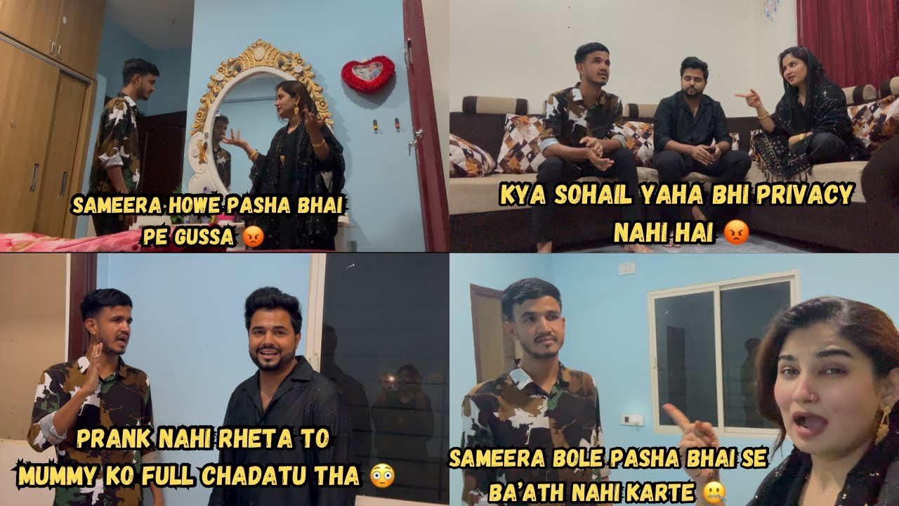HUM KARE PASHA BHAI KE SAATH PRANK 😂 || PASHA BHAI HOVE GUSSA 😡|| @Sameerazaenvlogs