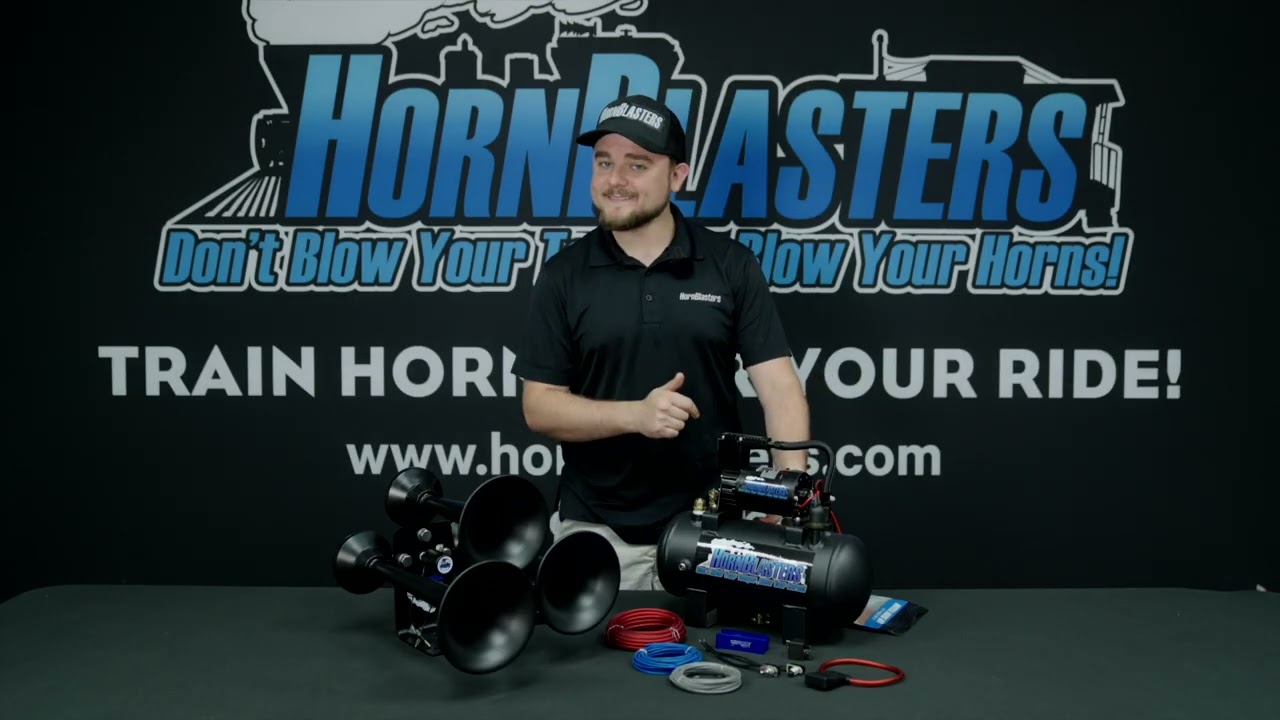 Unboxing the Outlaw 127H Train Horn Kit from HornBlasters