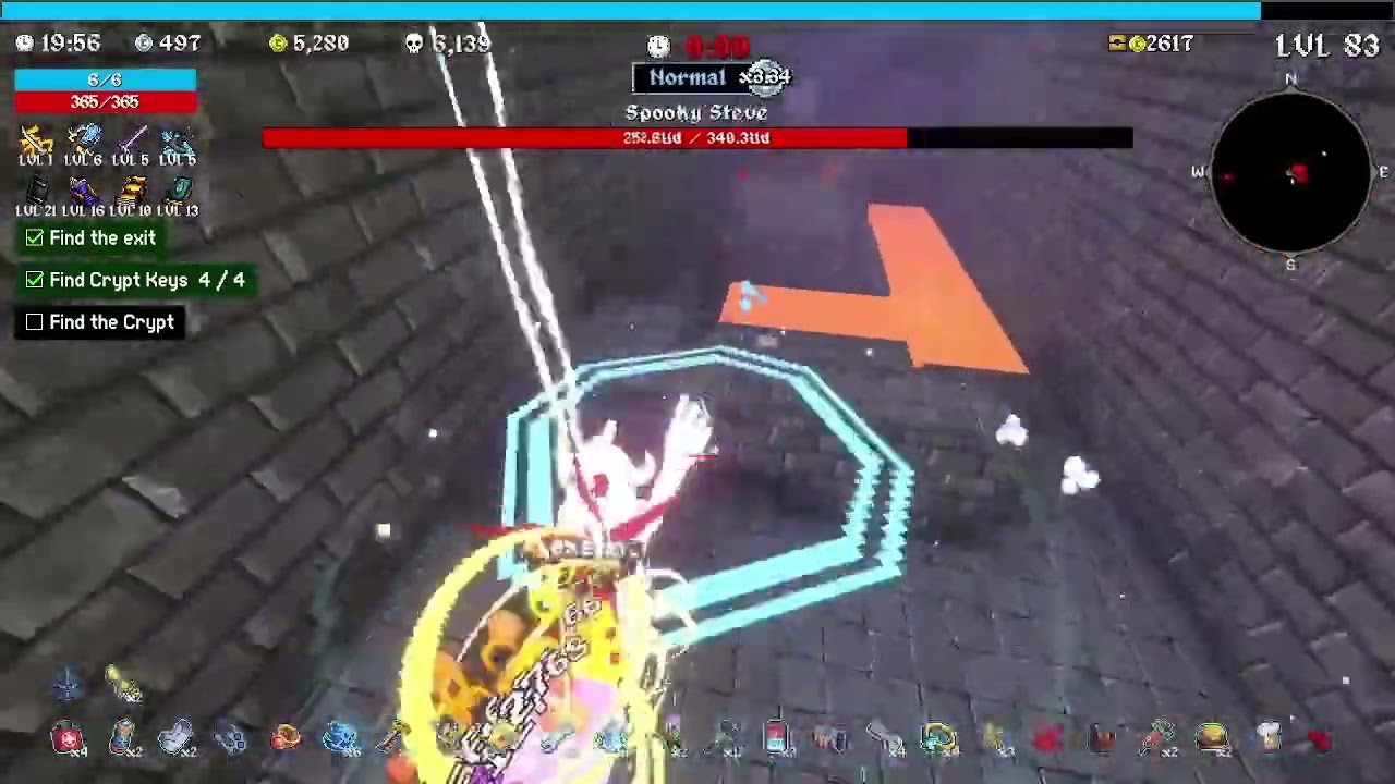 Megabonk Killing Spooky Steve NO STUNLOCK