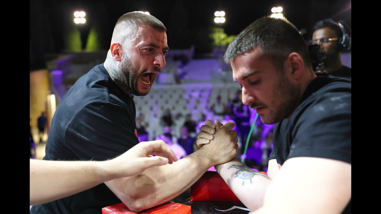 World Arm Wrestling Title Match 85kg.  Bozhidar Simeonov vs Kersten Mercieca.  Rage Kombat: Inferno
