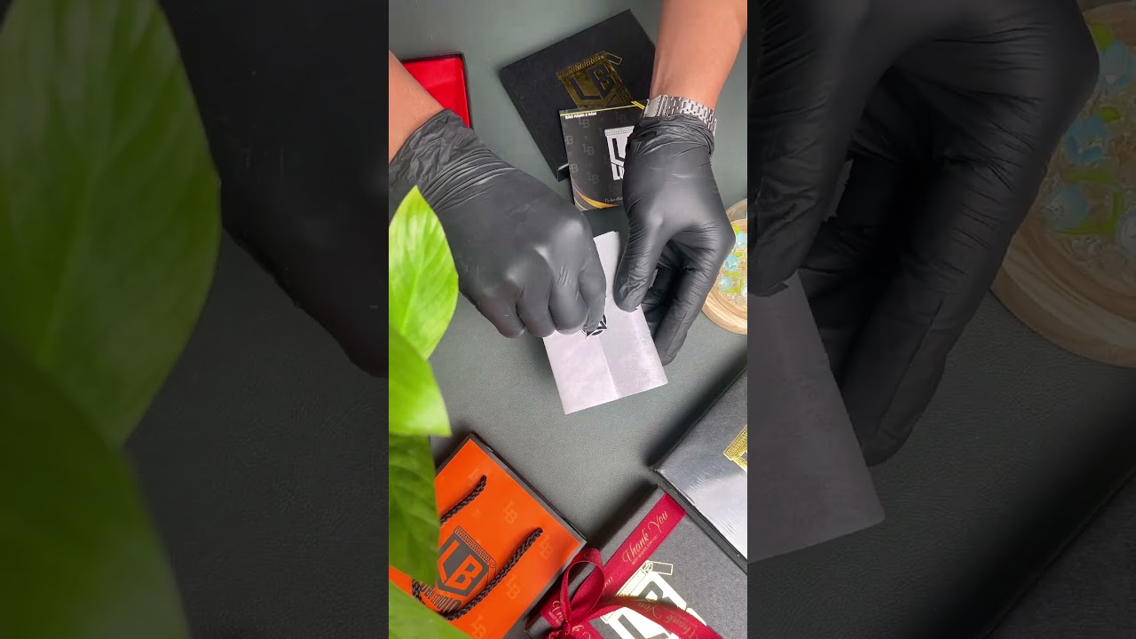 Leather Wallet Paparazi LBS16 LUBU STUDIO #lubustudio #unbox #bopnam #asmr #asmrsounds #unboxing