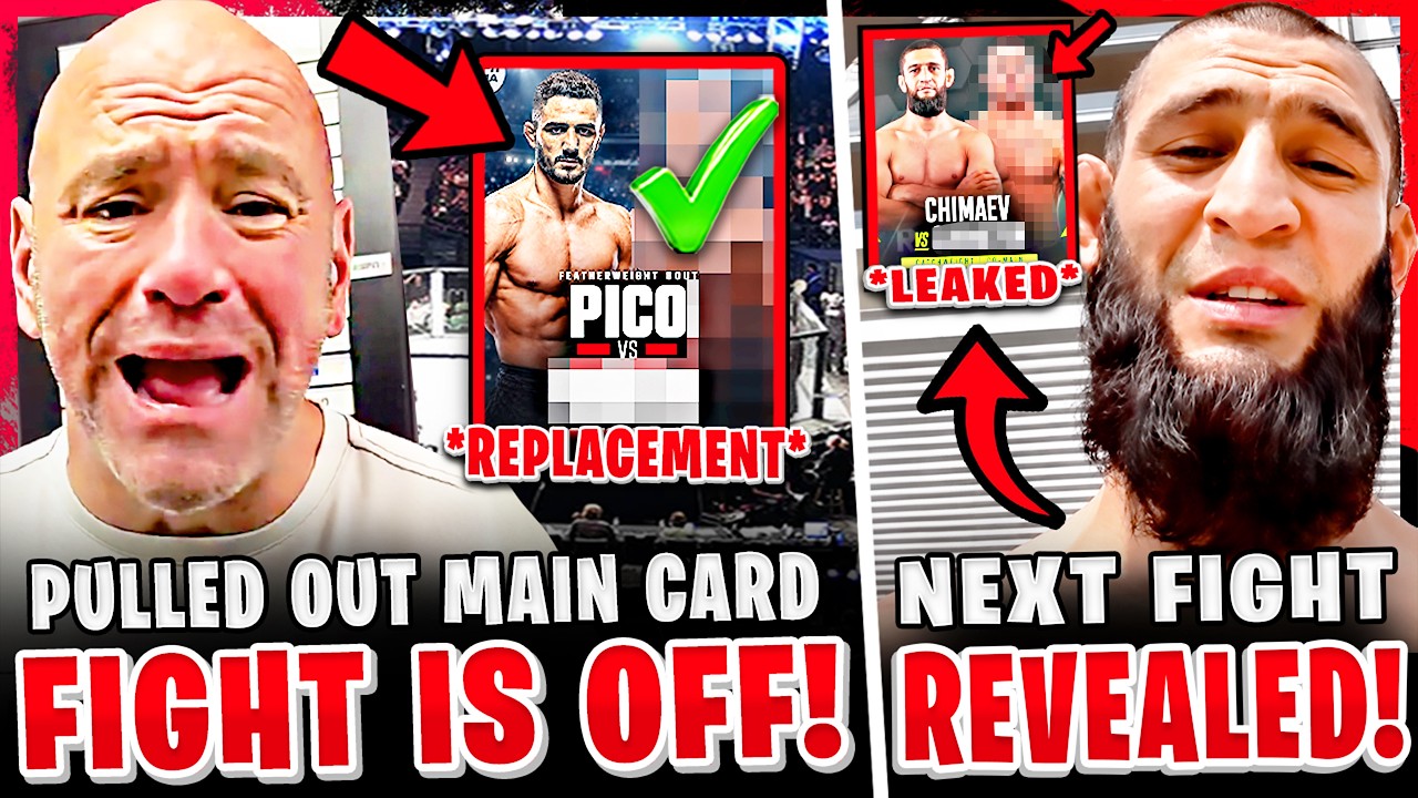 BREAKING! UFC 333 Main Card FIGHT CANCELLED + REPLACEMENT! Khamzat LEAKS FIGHT NEWS! Gable Steveson