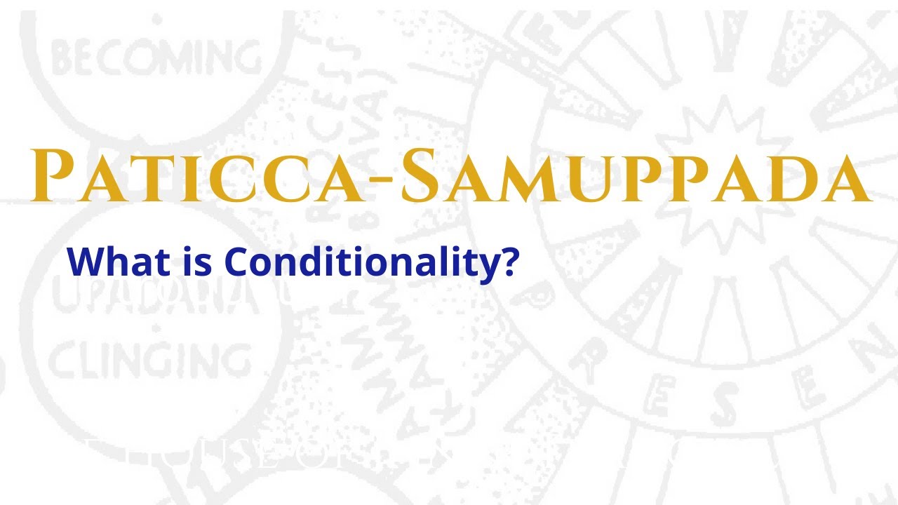 Paticca Samuppada #2 What is Conditionality?