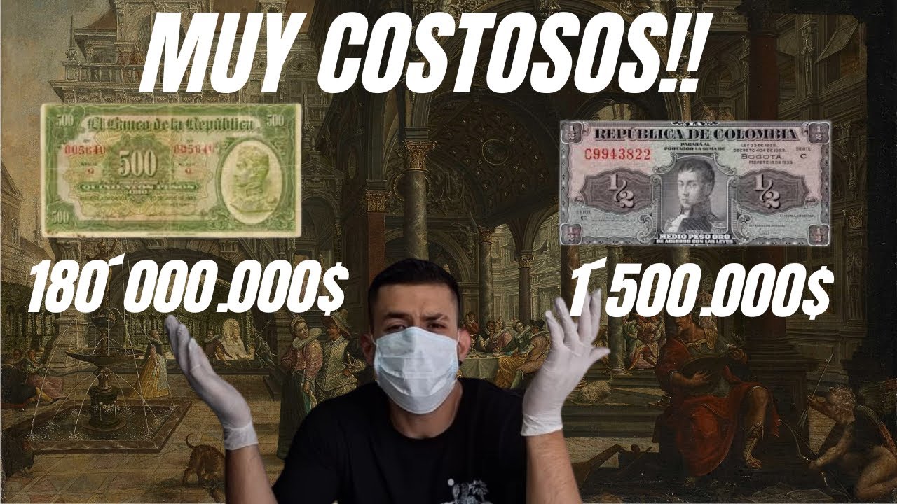 La MEJOR COLECCION de BILLETES ANTIGUOS de COLOMBIA que HE VISTO!