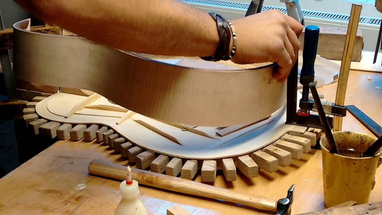 Spanish classical guitar building assembly-part 1