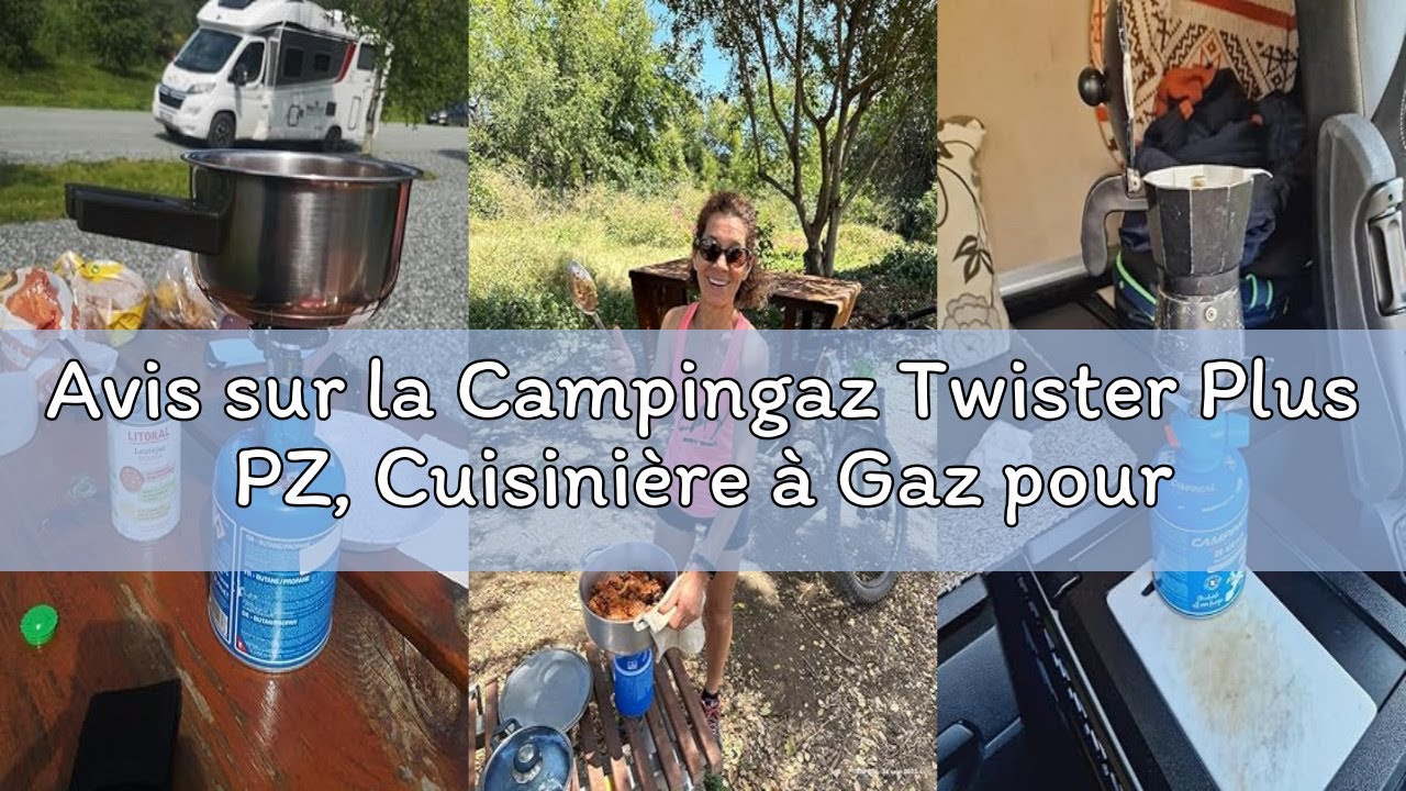 Avis sur la Campingaz Twister Plus PZ, Cuisinière à Gaz pour le Camping ou les Festivals, Manipulati