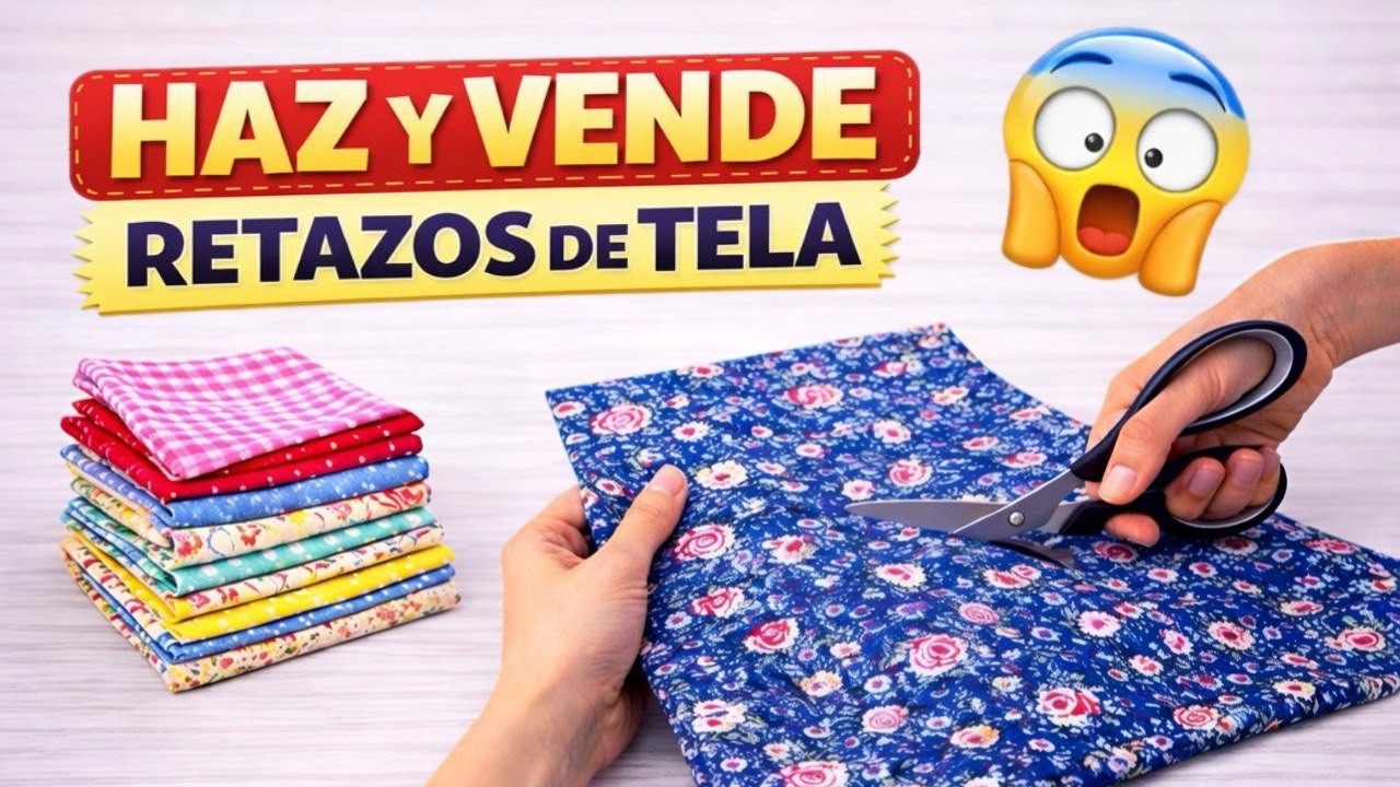 haz y vende 💰 3 ideas fáciles con retazos de tela | 3 ideas fáciles que sí funcionan