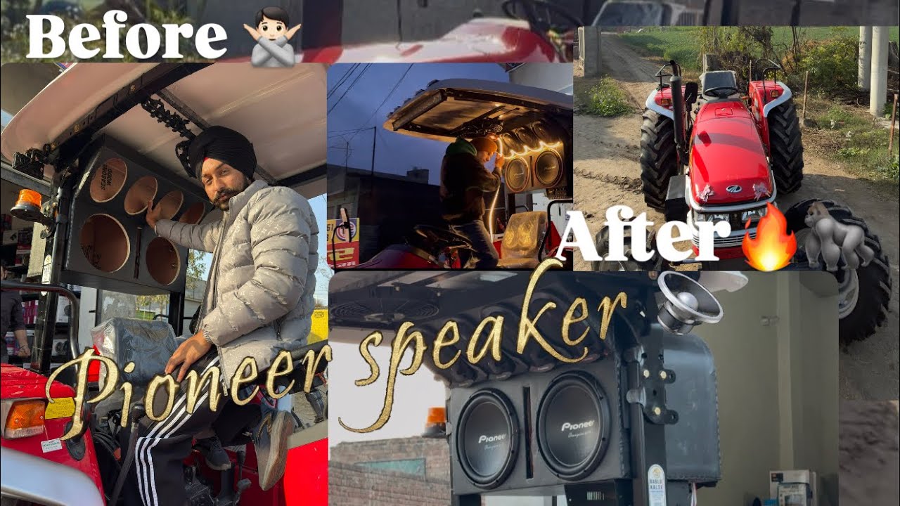 Bablu Kalsi Talwandi ferozepur road full modification fiber hood lights pioneer speaker 🔊 #modified 